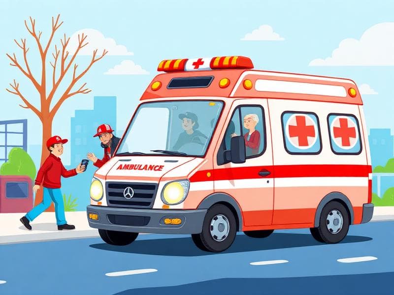 Ambulansräddning - Fordonpussel för barn