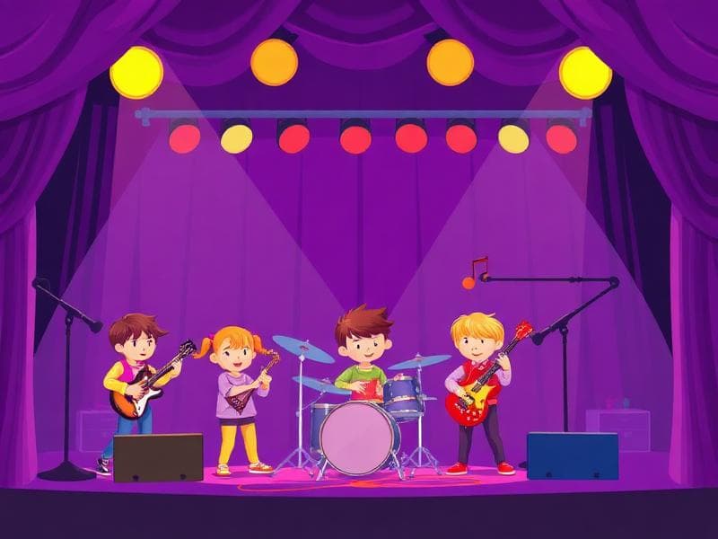 Bandkonserten - Musikpussel för barn