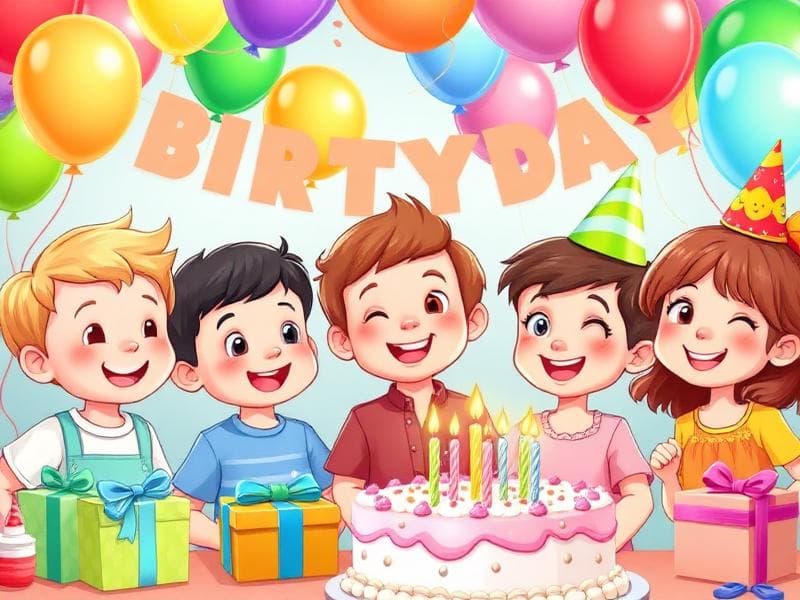 Födelsedagsfest - Festpussel för barn