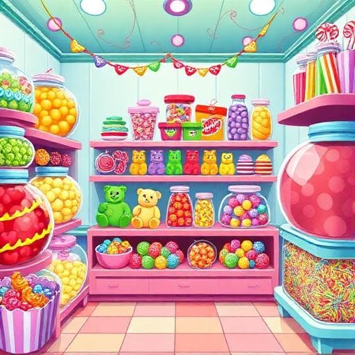 Godisbutiken - Matpussel för barn