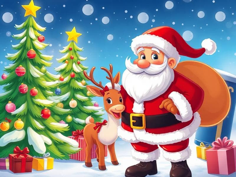 Julmagin - Högtiderpussel för barn