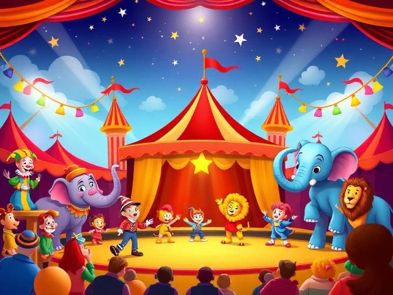 Cirkuskul - Festpussel för barn