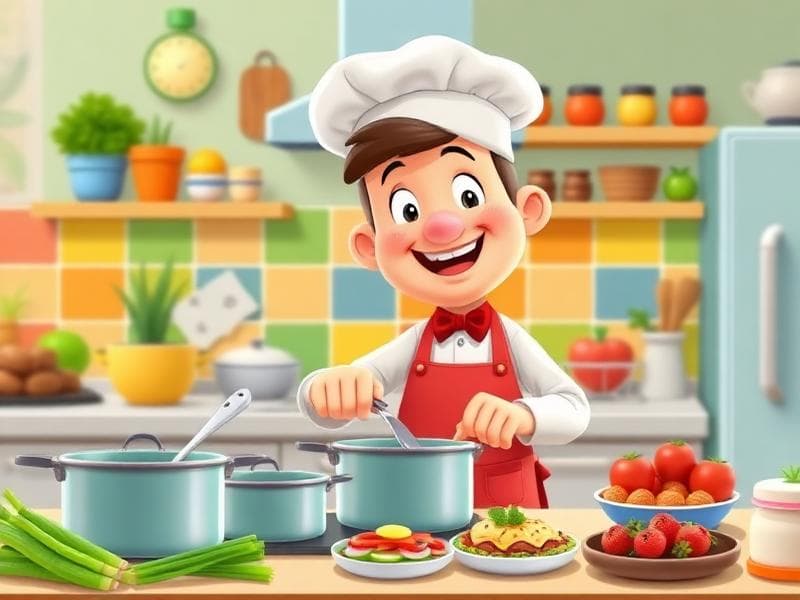 Kocken - Matpussel för barn