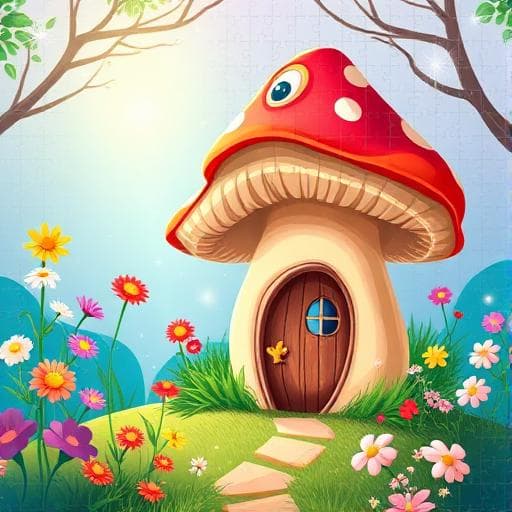 Älvornas Hus - Sagorpussel för barn