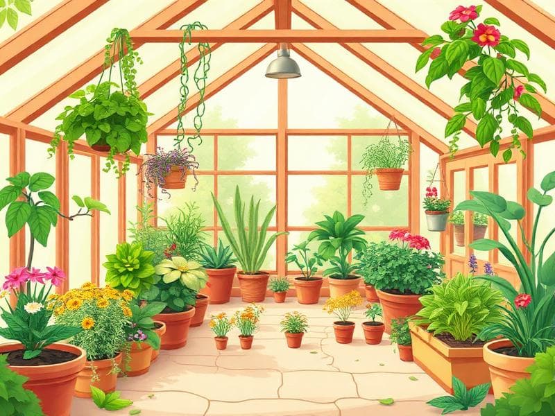 Växthuset - Naturpussel för barn