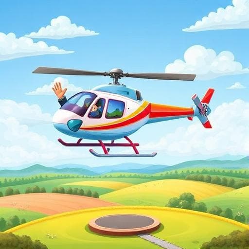 Helikoptern - Fordonpussel för barn