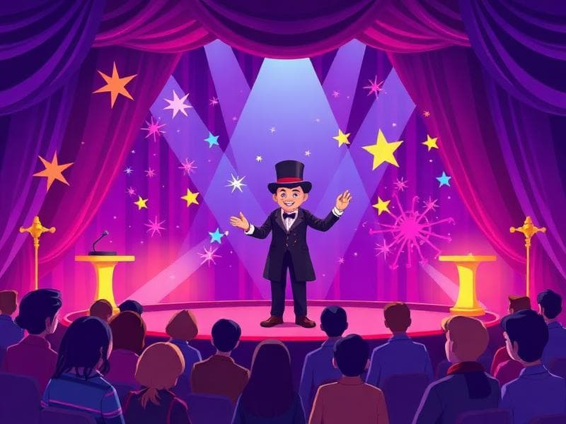 Magishowen - Festpussel för barn