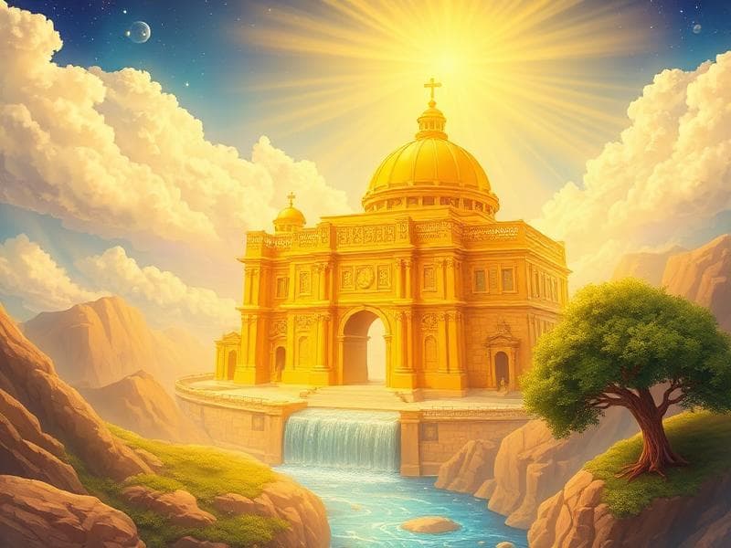 Nya Jerusalem - Bibliska berättelserpussel för barn