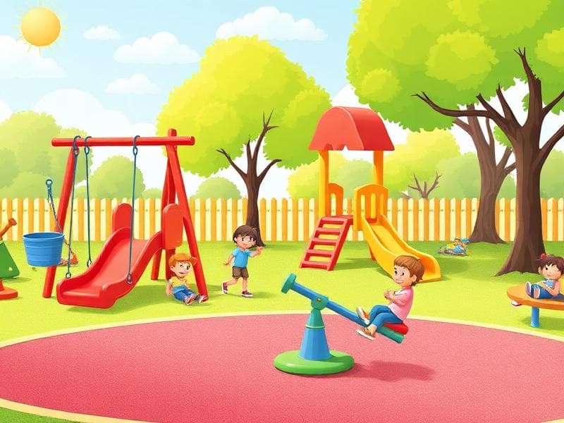 Lekplatsen - Lekpussel för barn