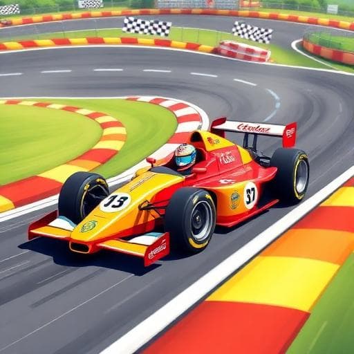 Racingbilen - Fordonpussel för barn