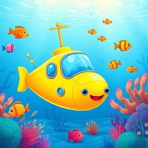 Ubåten - Fordonpussel för barn