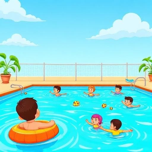 Simhallen - Sportpussel för barn