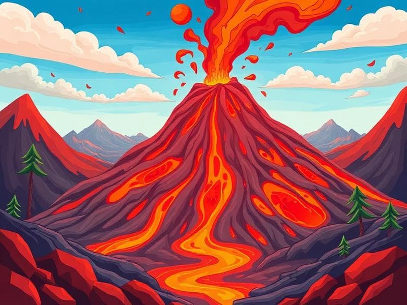 Vulkanäventyret - Naturpussel för barn